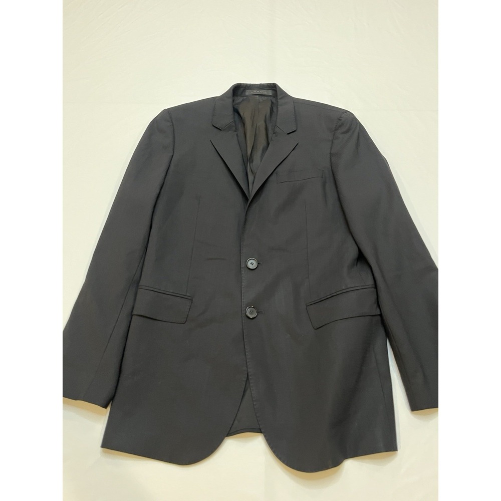 Men's Hugo Boss Black 100% Virgin Wool 2-Button Blazer Sports Coat 36R